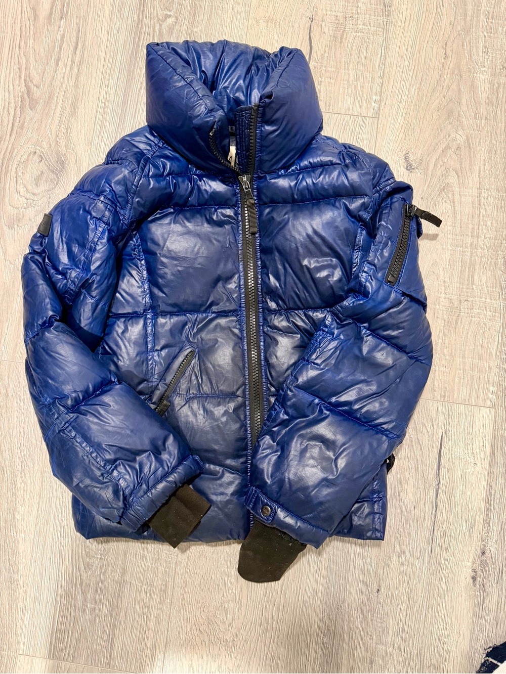 SAM. Youth Navy Blue Quilted Puffer Jacket